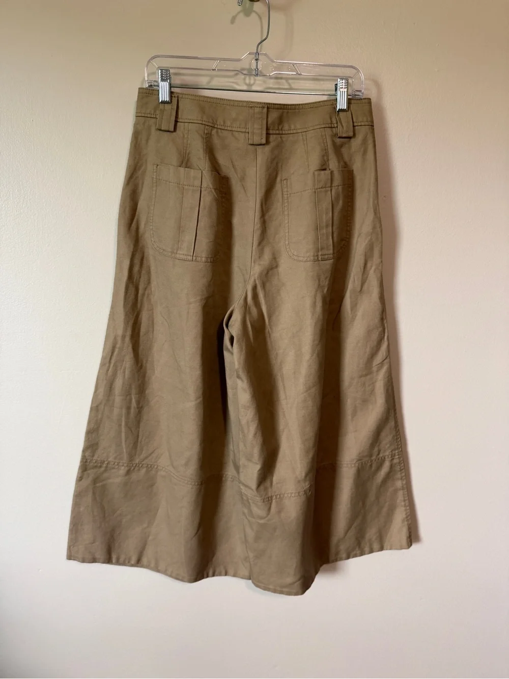 Banana Republic Archive explorer high waisted wide leg culotte trouser pants 6